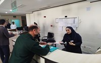 تجلیل فرمانده ناحیه مقاومت بسیج سپاه شهرستان تکاب از پرسنل پرستاری بیمارستان مهر امام علی (ع) بمناسبت روز پرستار